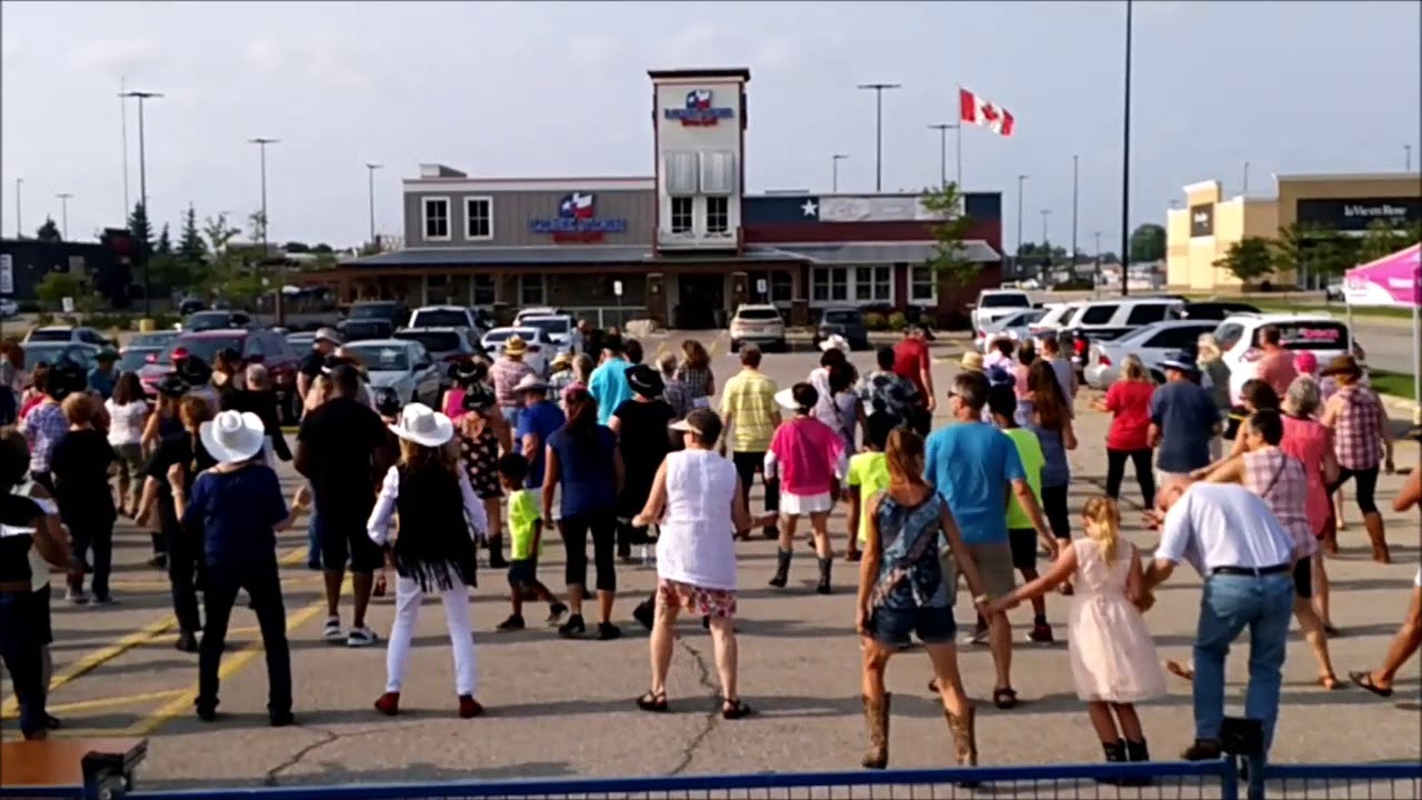 Largest Electric Slide Line Dance group performance Record in Waterloo, ON