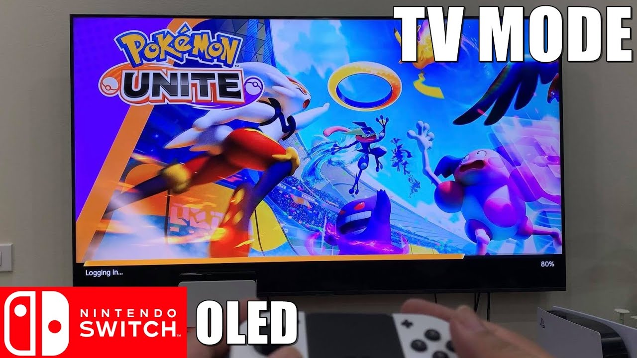 Nintendo Switch Oled Dock Mode Gameplay HD Gaming TV 4K
