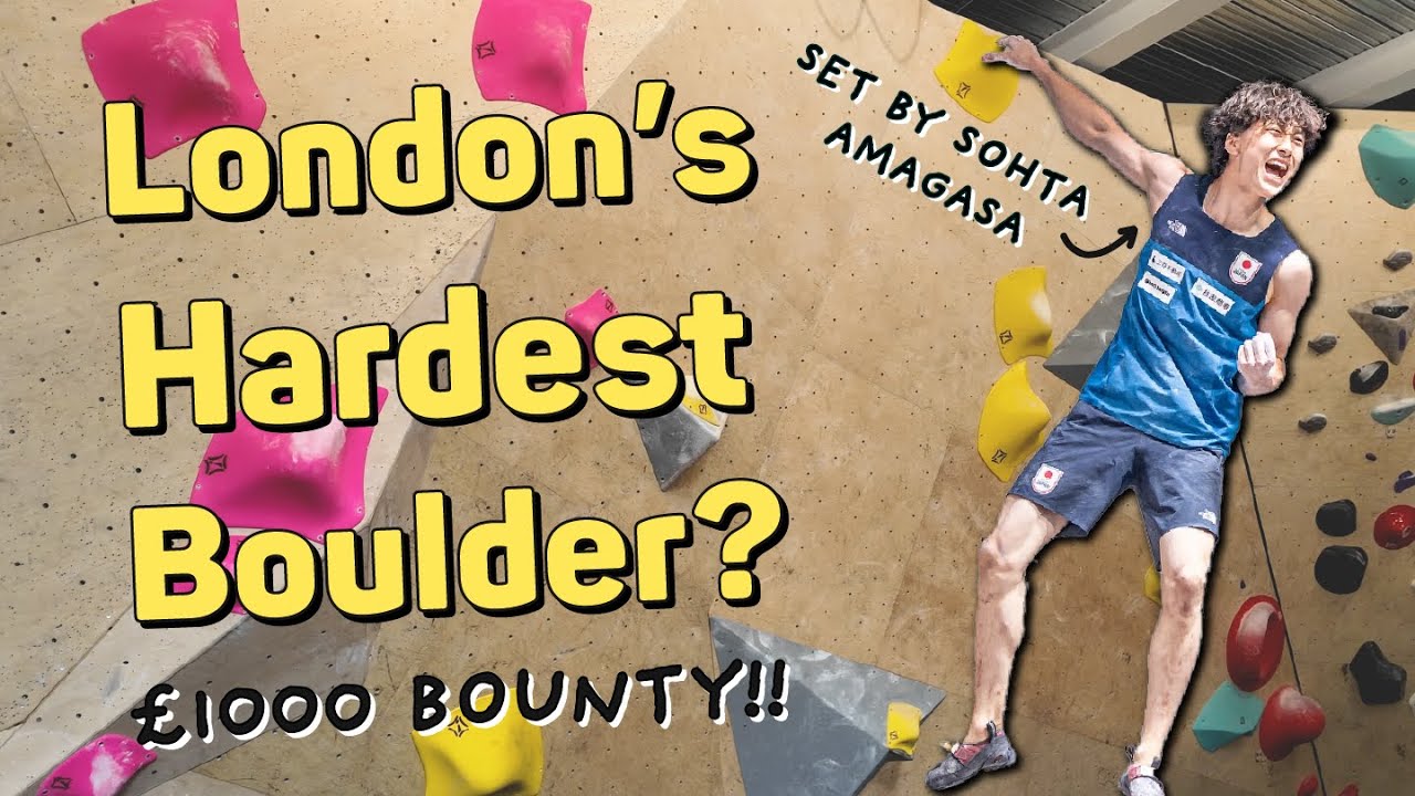London's HARDEST Boulder Problem? £1000 BOUNTY BLACK TAPE!
