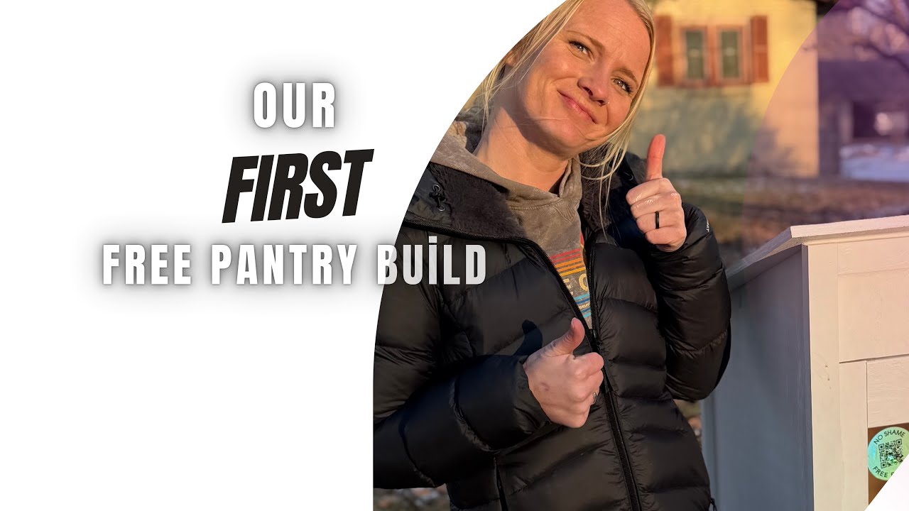 Our First Free Pantry Build | Planting Pantries One Yard at a Time ✨ #helpingneighbors #kindness #fy