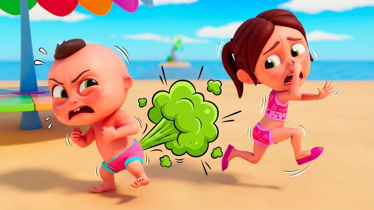 Puszczanie bąk&oacute;w i bekanie: zabawne piosenki dla dzieci! 🎵😂 | Baby Berry i więcej piosenek