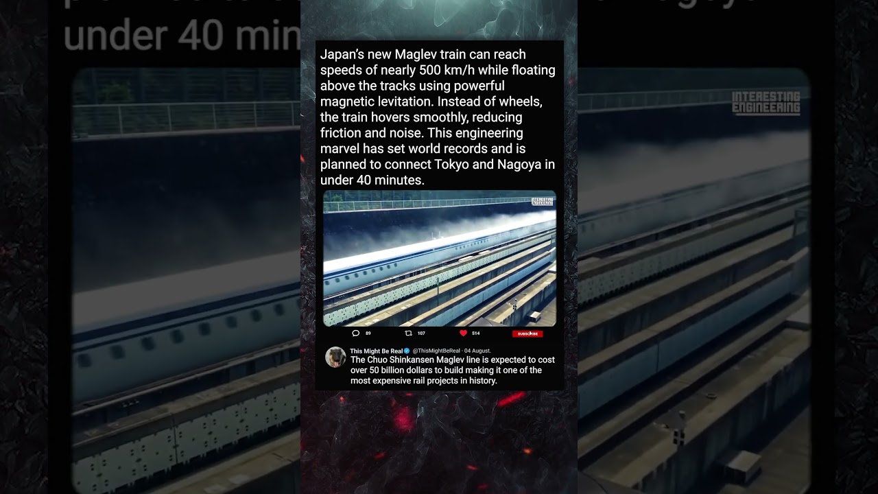 Japan&rsquo;s Train That Floats at 500 km/h