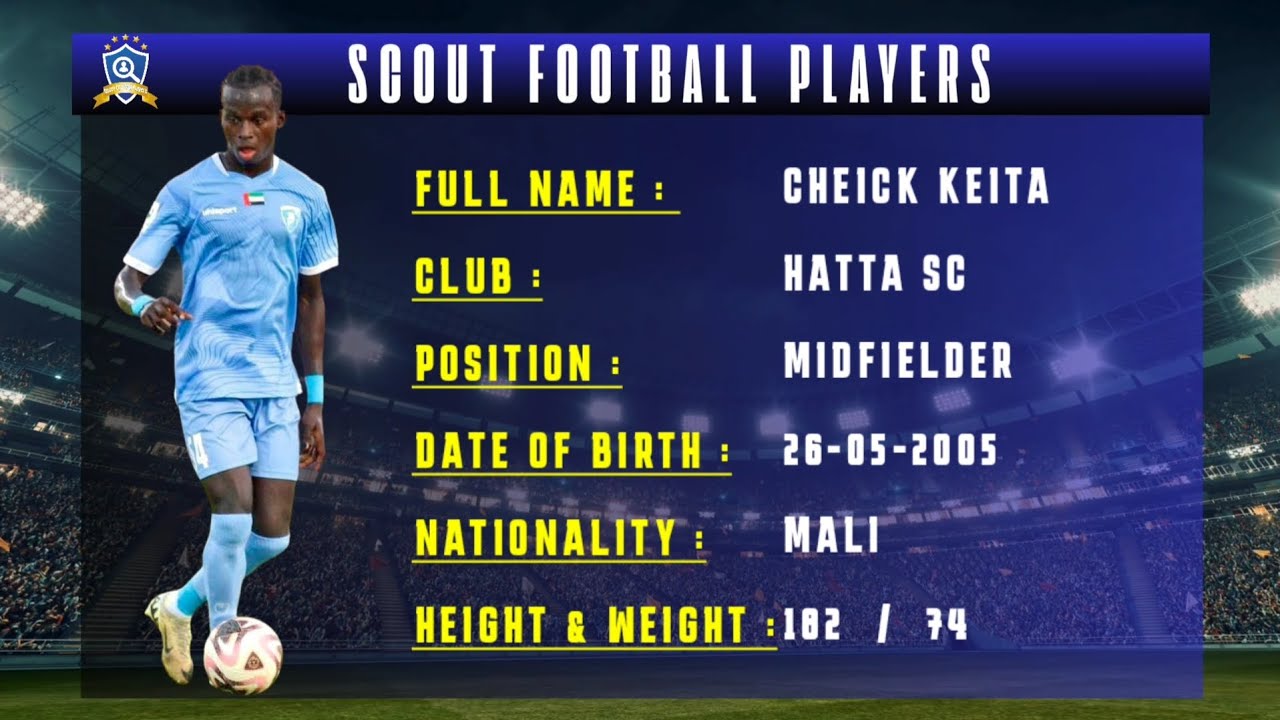 CHEICK KEITA 🔵 MIDFIELDER 🔵 HATTA SC 🔵 2025/2026