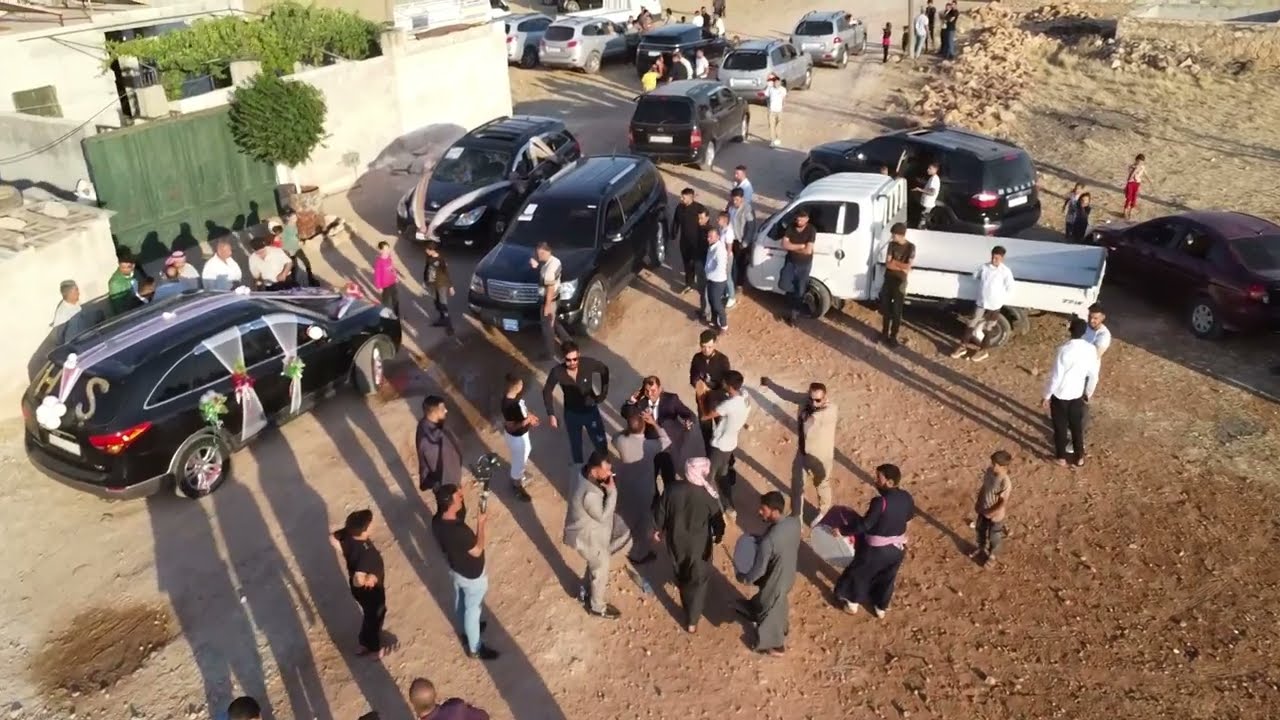 أفراح أهالي تل حجر زفة العريس شلوت خليل شلوت