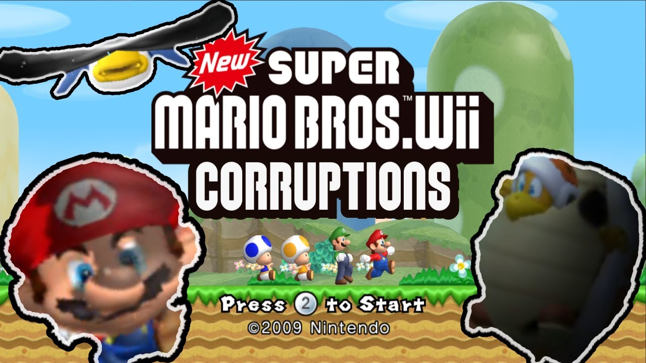 Взлом/порчание New Super Mario Bros. на Wii