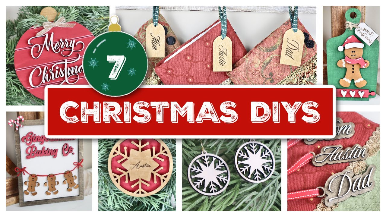 *WOW* Christmas DIY's With WeCreat Vista 10W | Christmas Crafts To Try 2024