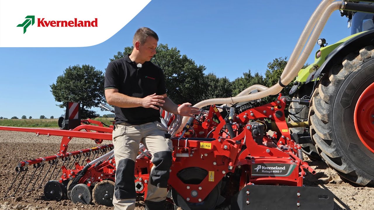 Kverneland ISOBUS power harrow Rotago F - Walkaround (EN)