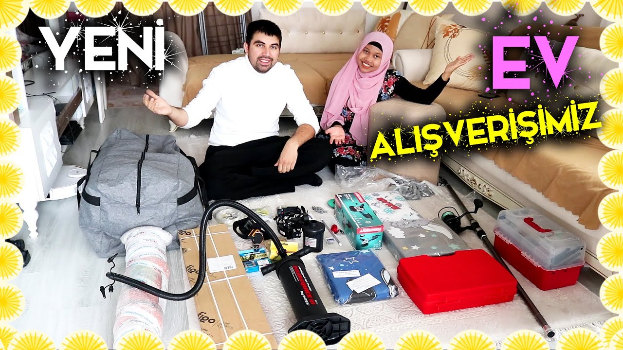 YENİ EVİMİZ İÇİN ALIŞVERİŞİMİZ GELDİ! GELEN SÜRPRİZLER!