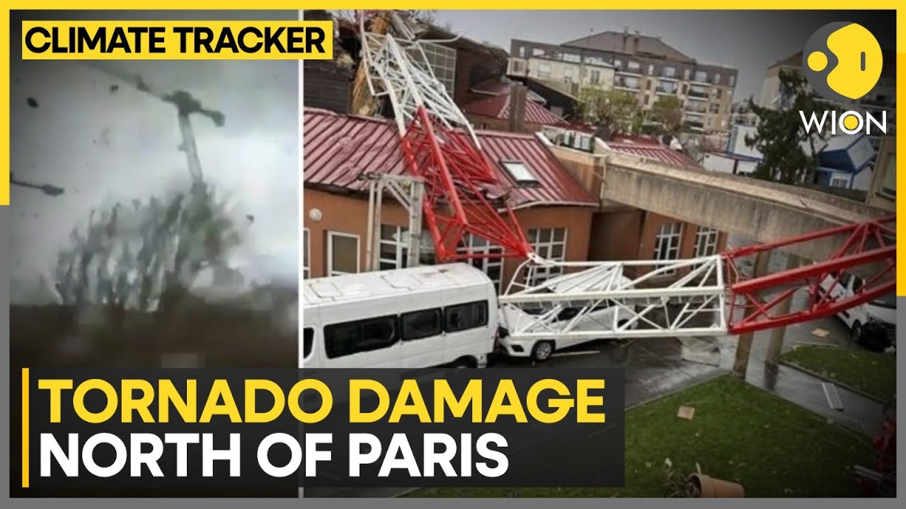 France: Tornado Strikes North of Paris | 1 Dead, Several Injured  | WION CLIMATE TRACKER