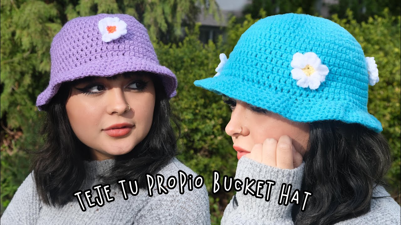 TE ENSEÑO A TEJER TU PROPIO BUCKET HAT! | SUPER FACIL