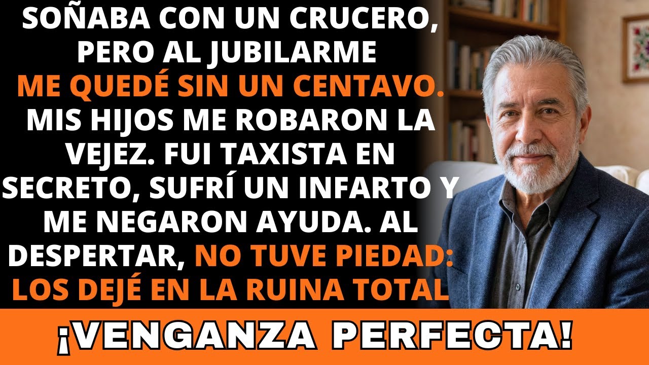 Al Jubilarme Descubrí Que No Tenía Nada… Fui Taxista, Mi Hijo Me Negó Y Hoy Vendí Su Casa.