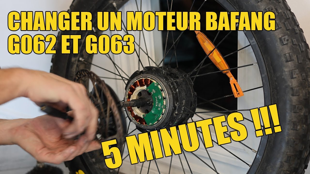 Réparer un moteur Bafang G062 / G063 en 5 Minutes sans changer la roue!