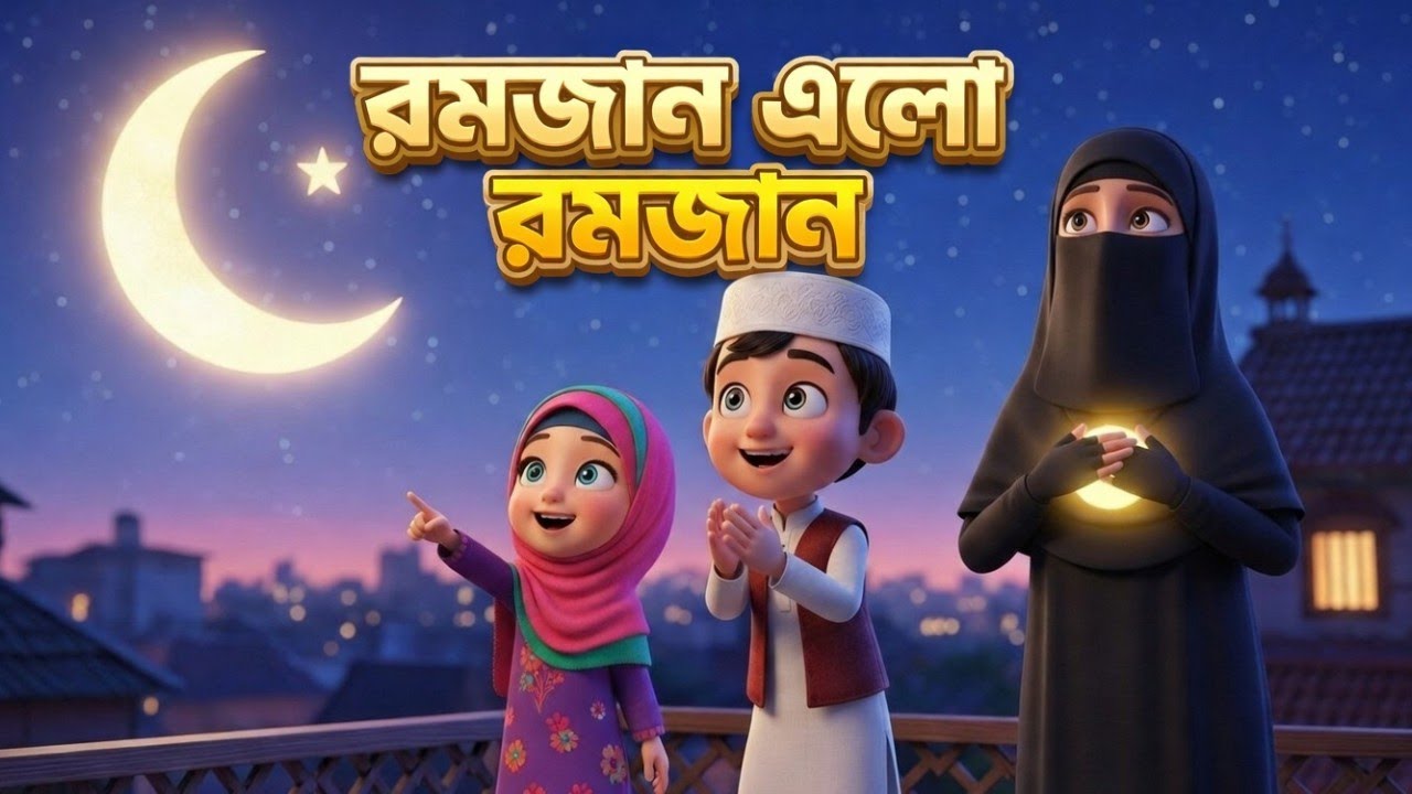 রমজান এলো রমজান ছড়া গান|Bangali Nursery Rhyrem Songs|Bangali Kids Songs|Rhyrem|nursuryphyrem