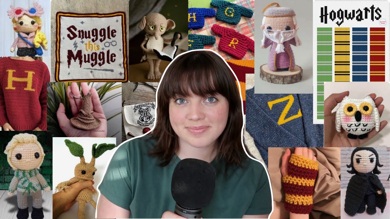 50 HARRY POTTER crochet ideas with patterns (beginner friendly)
