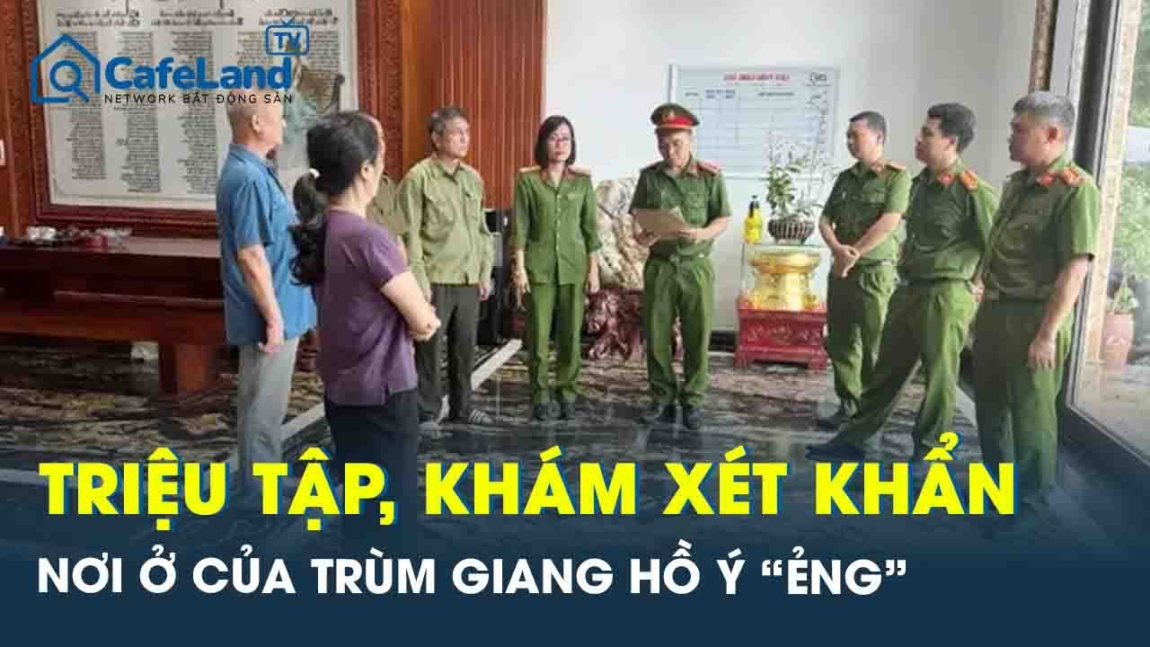 Công an đột kích, khám xét khẩn cấp “dinh thự trắng” của trùm giang hồ Ý “ẻng” ở Thanh Hóa