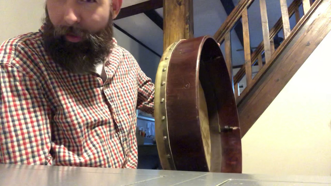 18” Malachy Kearns tunable bodhrán sound test