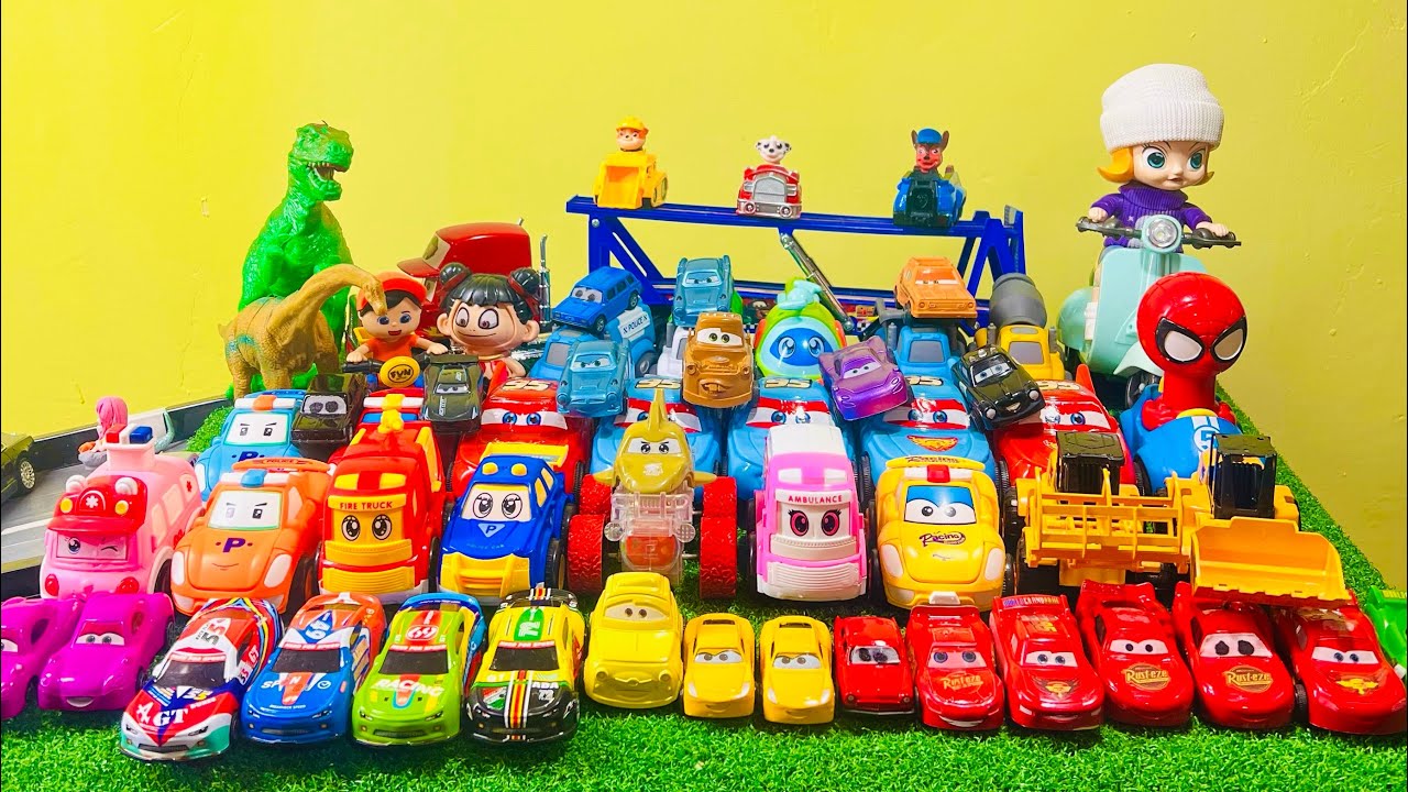 Disney Pixar Cars Unboxing Review | Cruz.Lightning McQueen,Sally Carrera,  Tow Mater, Chick Hicks,