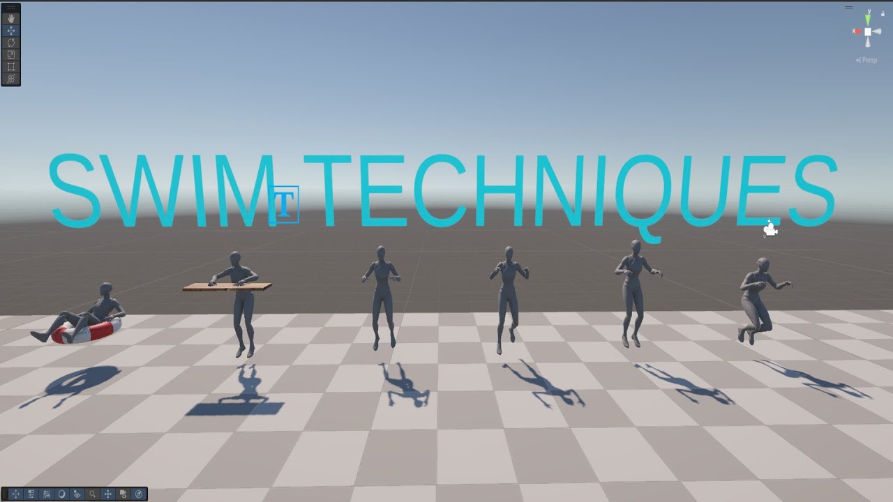 Swim Techniques &ndash; Swimming Animation Pack For Unity