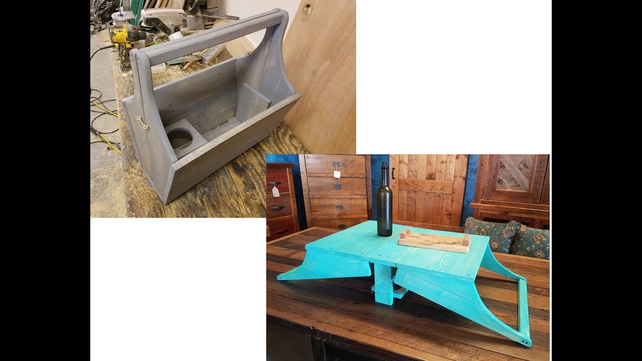 DIY picnic basket/table transformer.