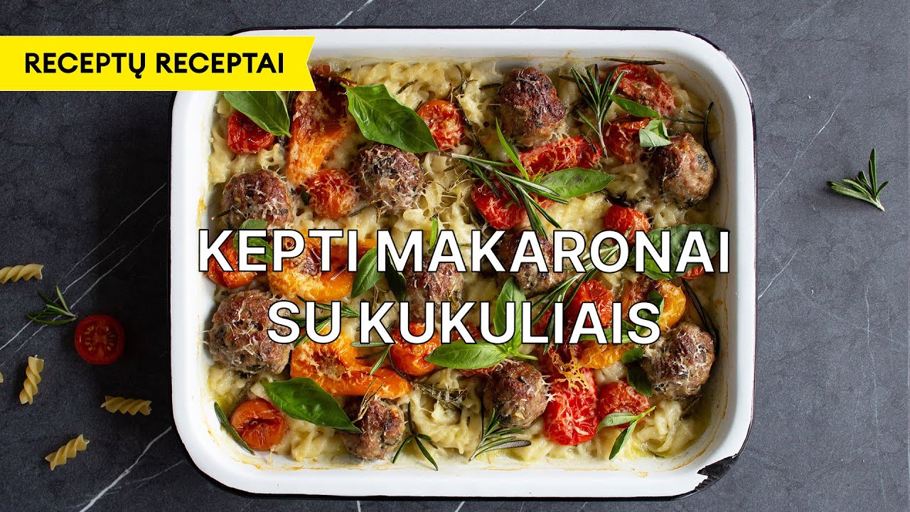 Kepti makaronai su veršienos kukuliais | Receptų receptai