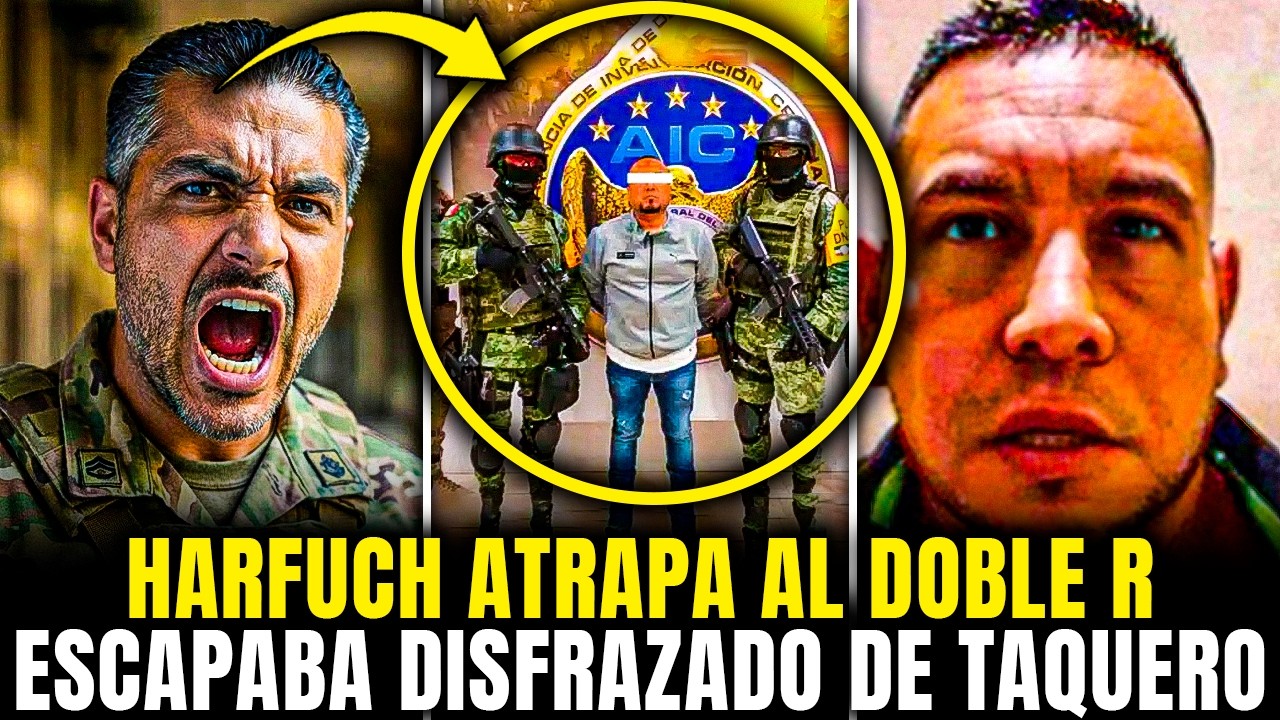 HARFUCH ATRAPA al DOBLE R DISFRAZADO de TAQUERO: HUÍA SIRVIENDO TACOS con PISTOLA en MANDIL
