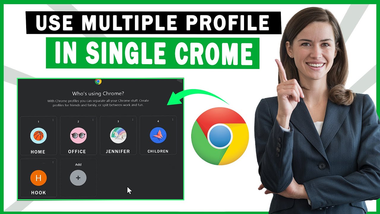 How to use multiple chrome profiles in a single chrome web browser?