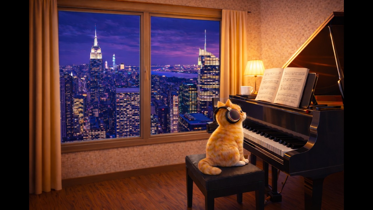 Cozy Windowsill Cat 🐱 | Soft Lofi Beats to reduce anxiety and accompany with you