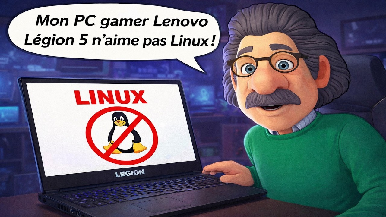 Mon PC Lenovo Legion 5 n'aime pas Linux ?