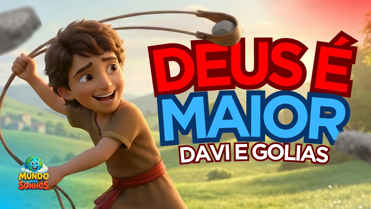Davi e Golias – Deus é Maior - Música Cristã Infantil