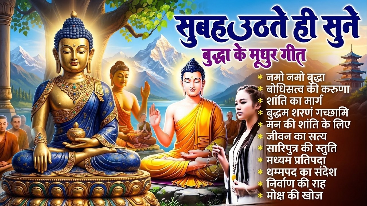 ☸️ करुणा के सागर भगवान बुद्ध | Powerful Morning Buddha Bhajan#buddha