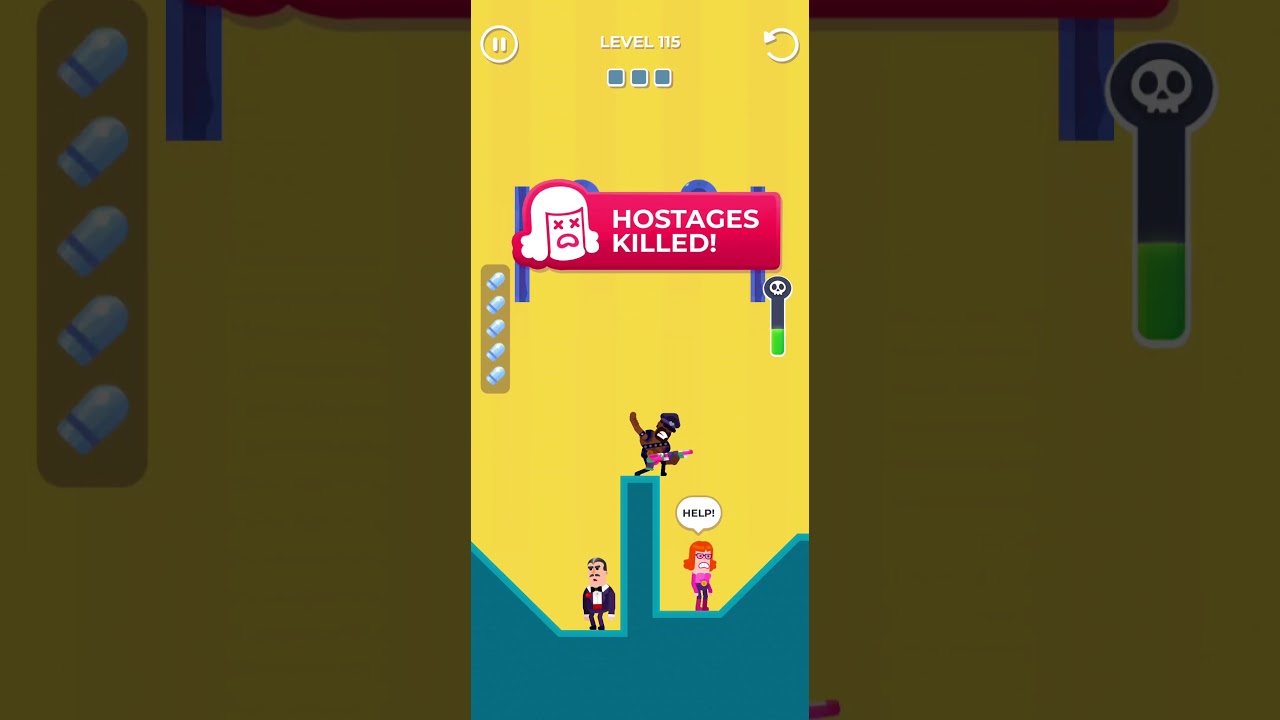 Let's Play - Hitmasters, Level 115 - Shotgun Mode