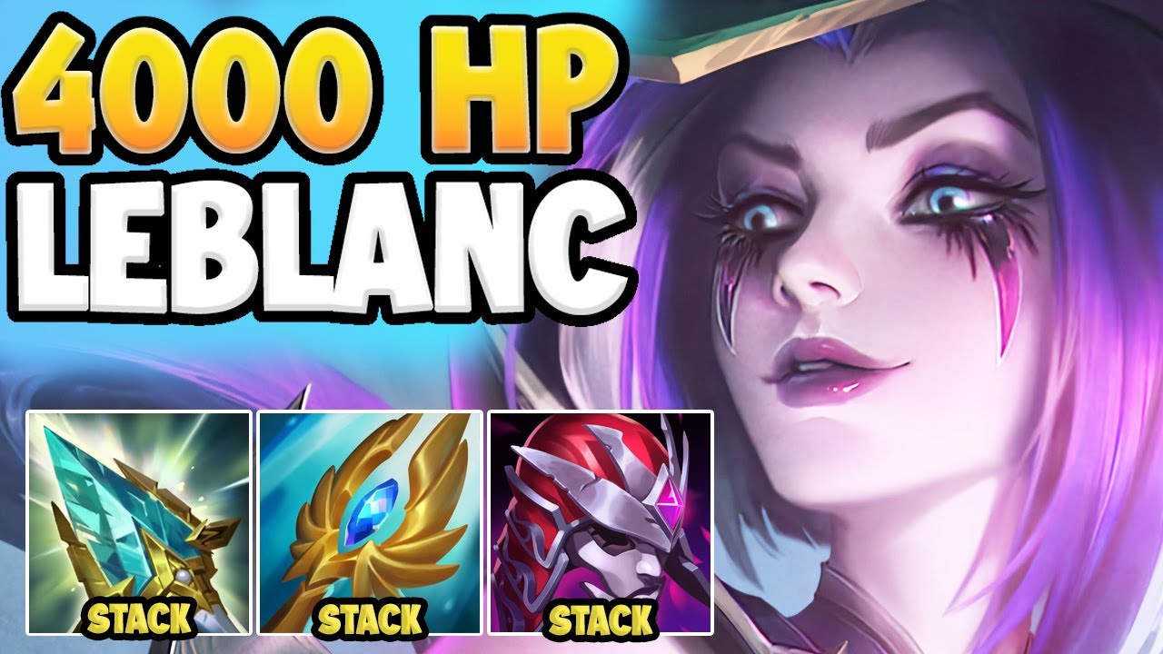 Top LEBLANC Is Actually 100% BUSTED With This Tanky AP Build! - 4000 HP But Can Still One Shot!