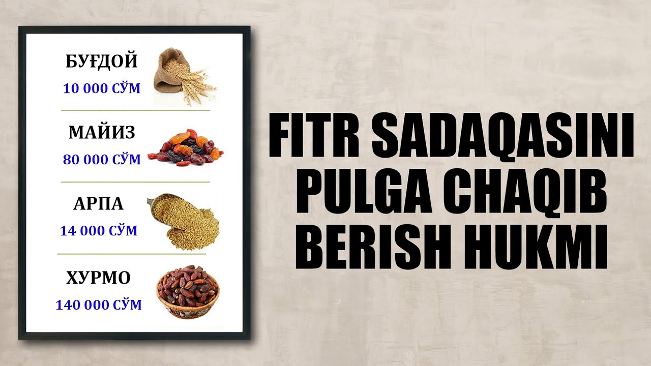 3-dars: Fitr sadaqasini pulga chaqib berish hukmi | TAKRORIY | Ustoz Yusuf Davron