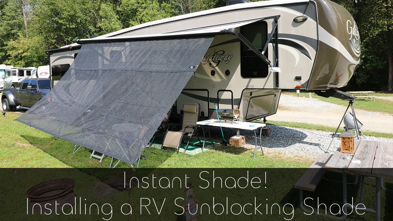 Instant Shade - Installing a RV Sunblocking Awning