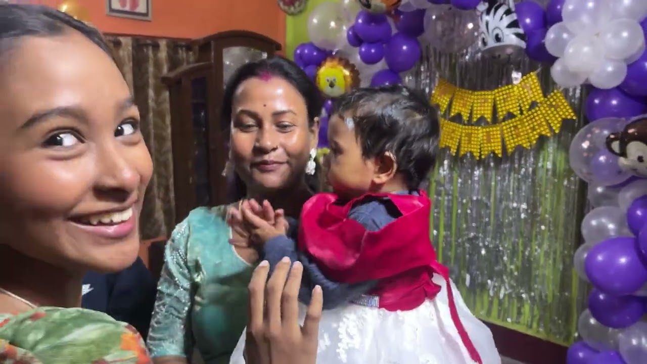আজ আমার মেয়ের জন্মদিন, ভিডিওটি দেখুন এবং উপভোগ করুন।🎂🌸 