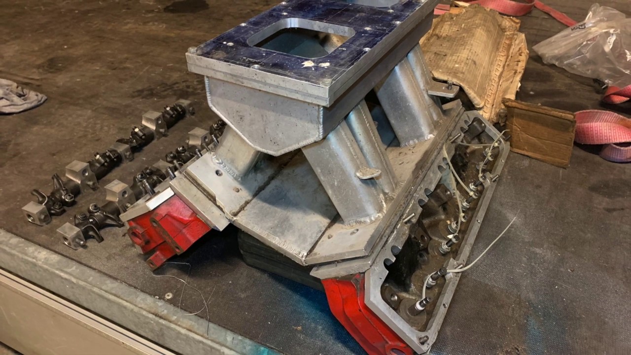 Mopar 906 mystery heads. Insane porting.