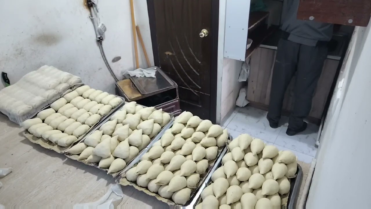 tandir somsa tugish тандыр самса #uzbek  #tandoor #самса