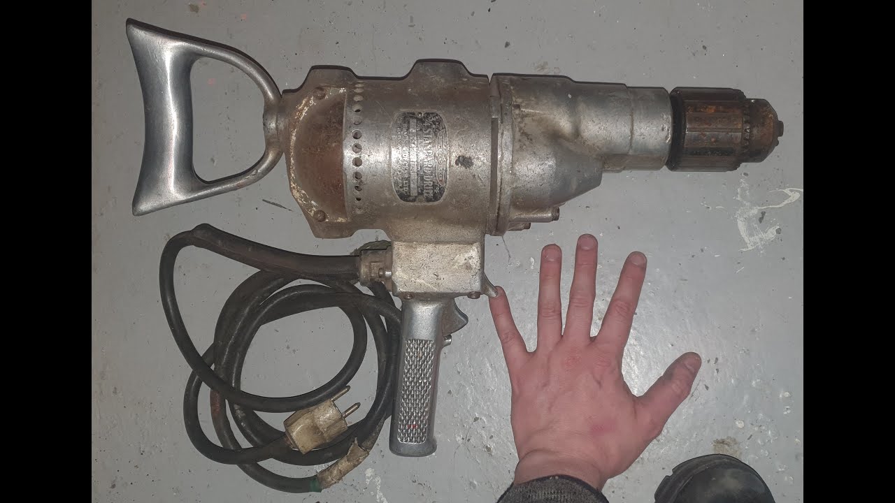 Vintage 1949 Black and Decker 3/4" Standard (Monster) Drill Disassembly