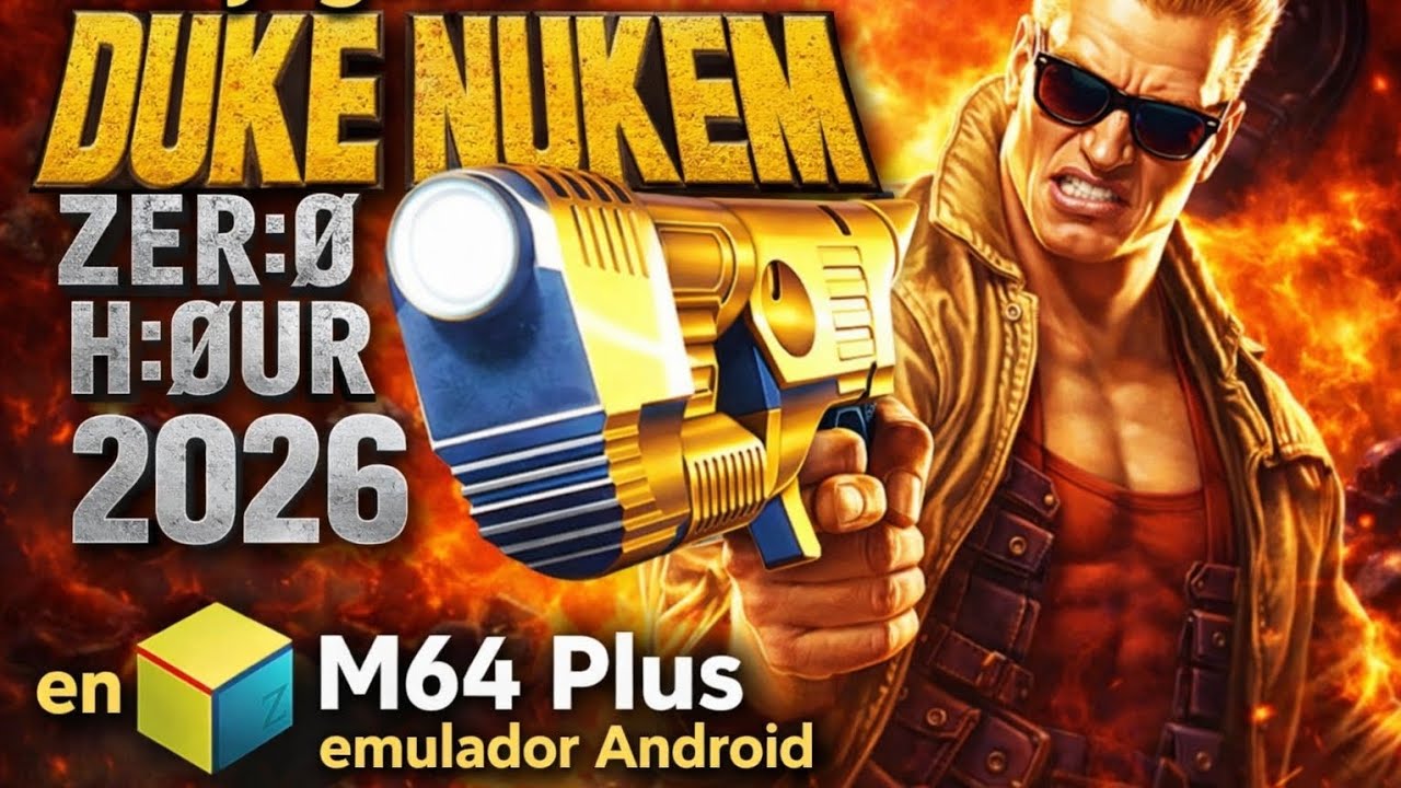 Jugando DUKE NUKEM ZERO HOUR en 2026 | Misión 1 (M64Plus FZ)