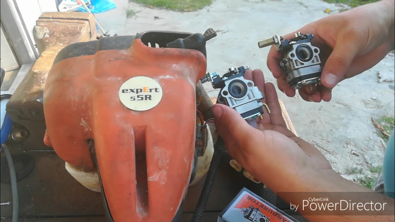 Motocoasă Expert 55 R,probleme carburator, schimb carburator !