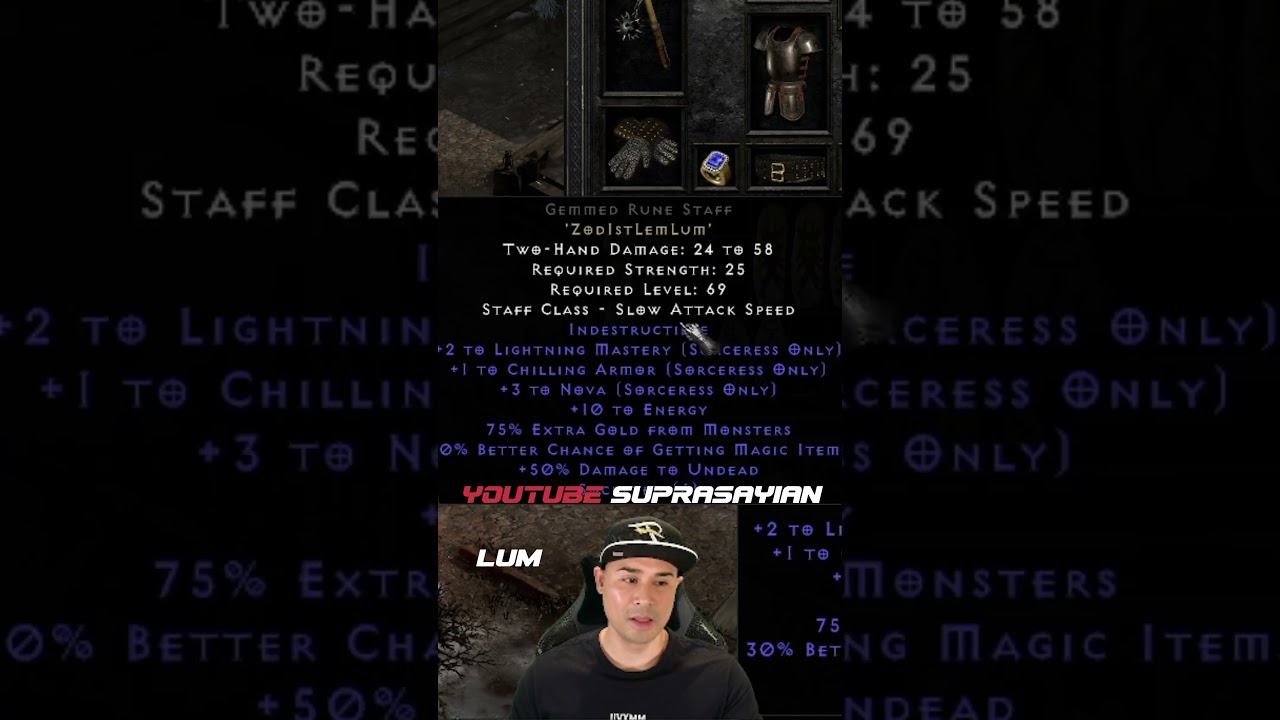 Obsession Nova Staff! p.1 #d2r #diablo2resurrected #blizzardentertainment #runewords #arpg #rpg #fyp