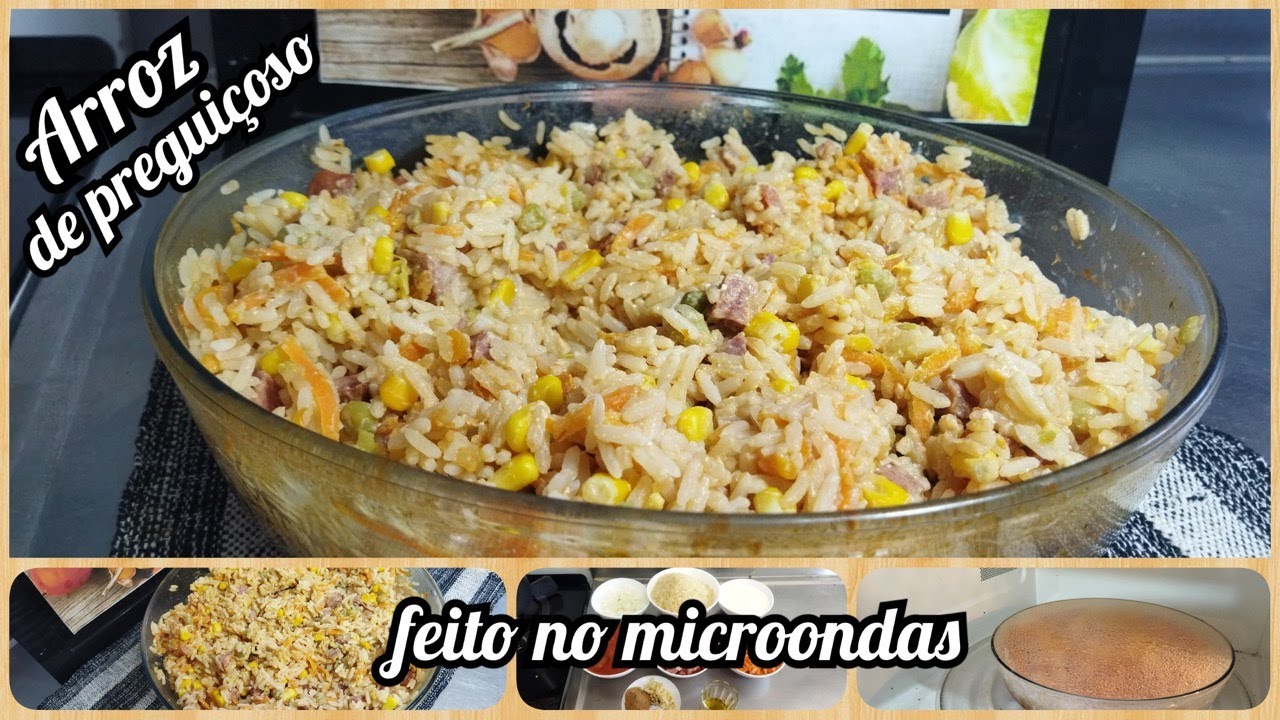 Arroz de Preguiçoso (Feito no Microondas)