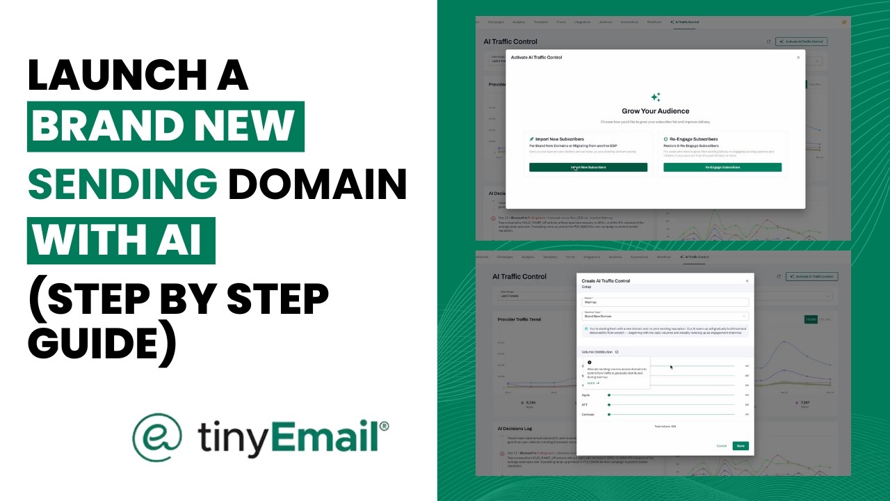 Launch a Brand New Sending Domain with AI (Step by Step Guide)