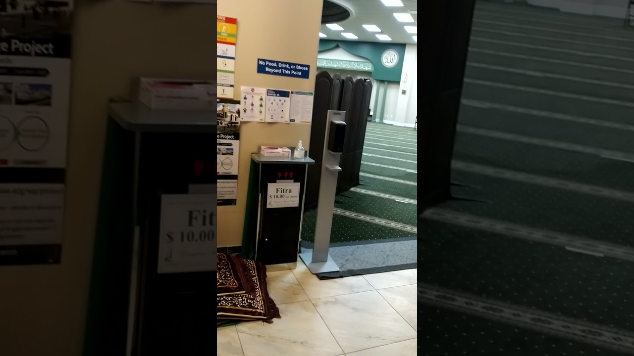 Umar Muhammad Giving tour of Evergreen Islamic center in San Jose CA