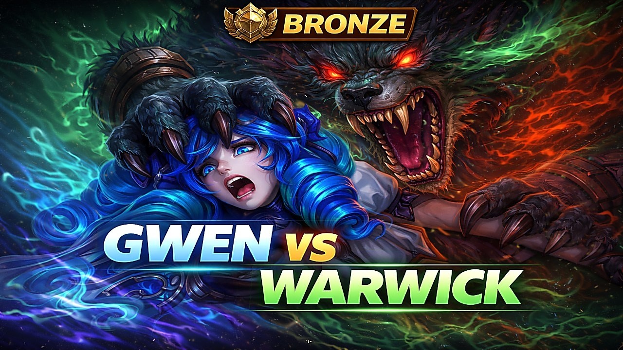 Ranked Review #6 – Gwen vs Warwick | Bronze 2 Solo Queue