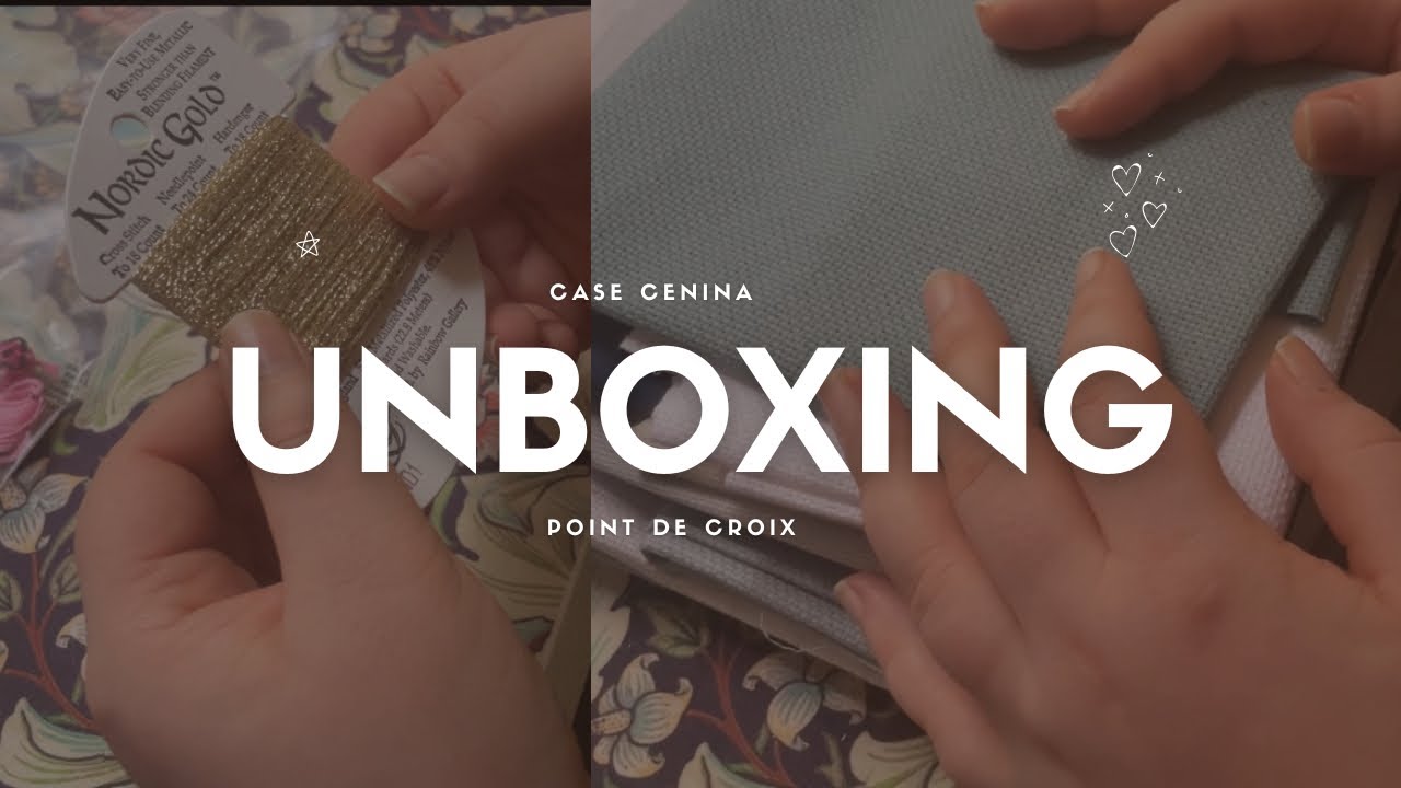 📦🪡 [UNBOXING] Toiles et accessoires de chez CASA CENINA - point de croix