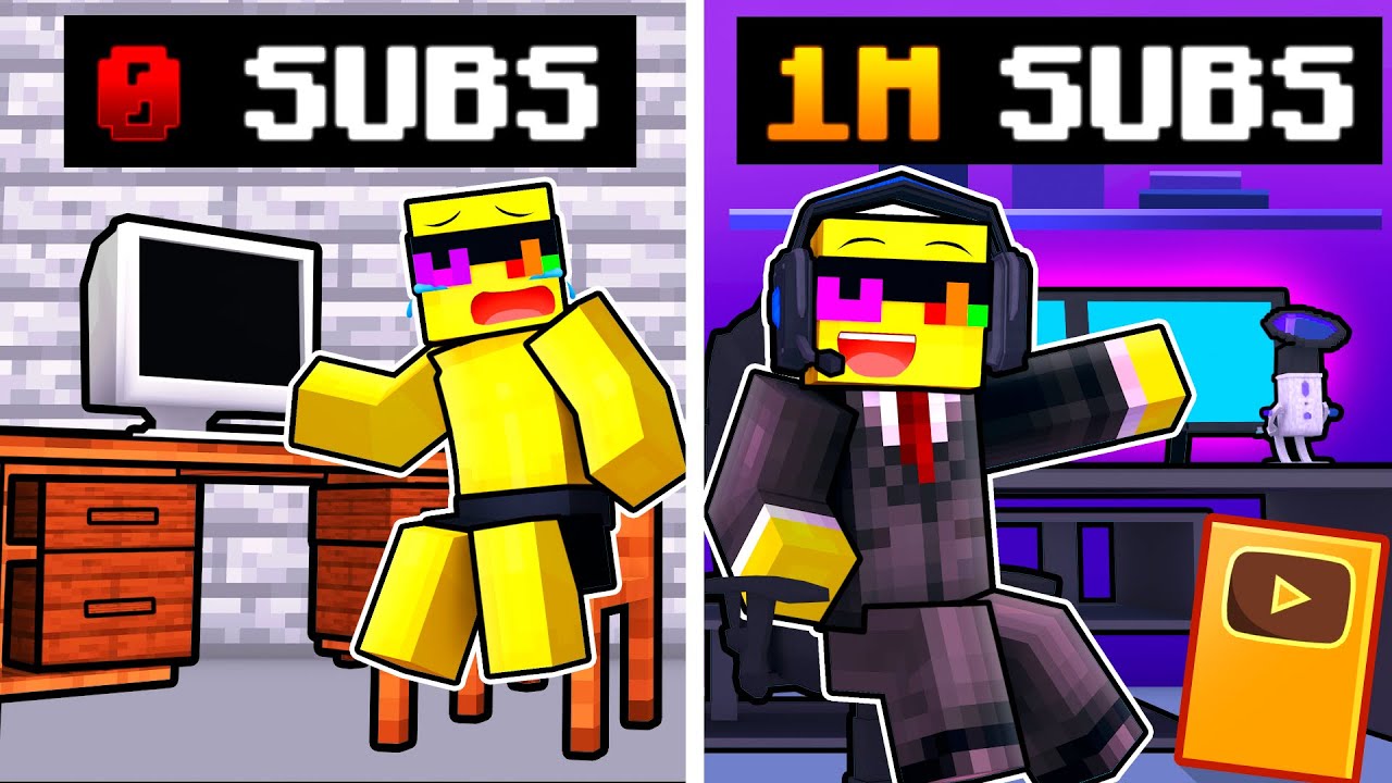 Becoming a YOUTUBER in Minecraft!