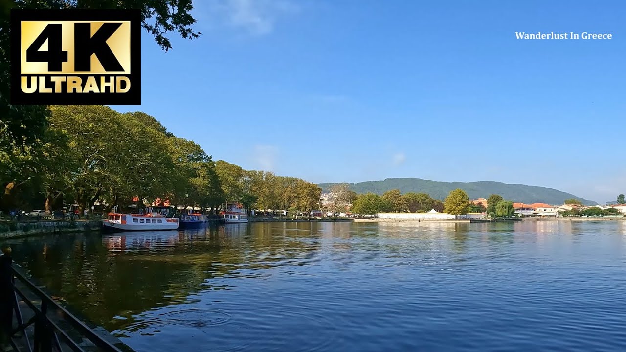 4K - &Eta; &Lambda;ί&mu;&nu;&eta; &tau;&omega;&nu; &Iota;&omega;&alpha;&nu;&nu;ί&nu;&omega;&nu; | Tour in Greece: Giannena: The Lake | Summer 2022