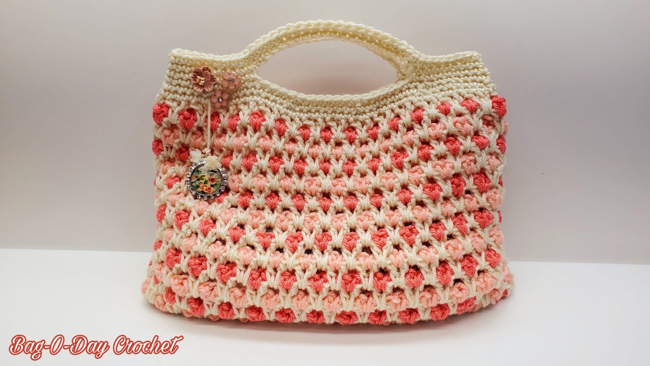 Easy Crochet Handbag Tutorial/ Crochet purse/ Free Crochet Tutorial/ Bag O Day Tutorial 