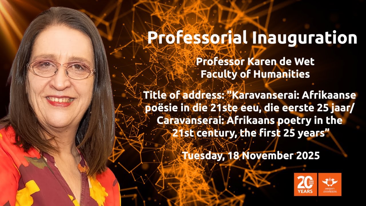 Professorial Inauguration: Professor Karen de Wet | Faculty of Humanities